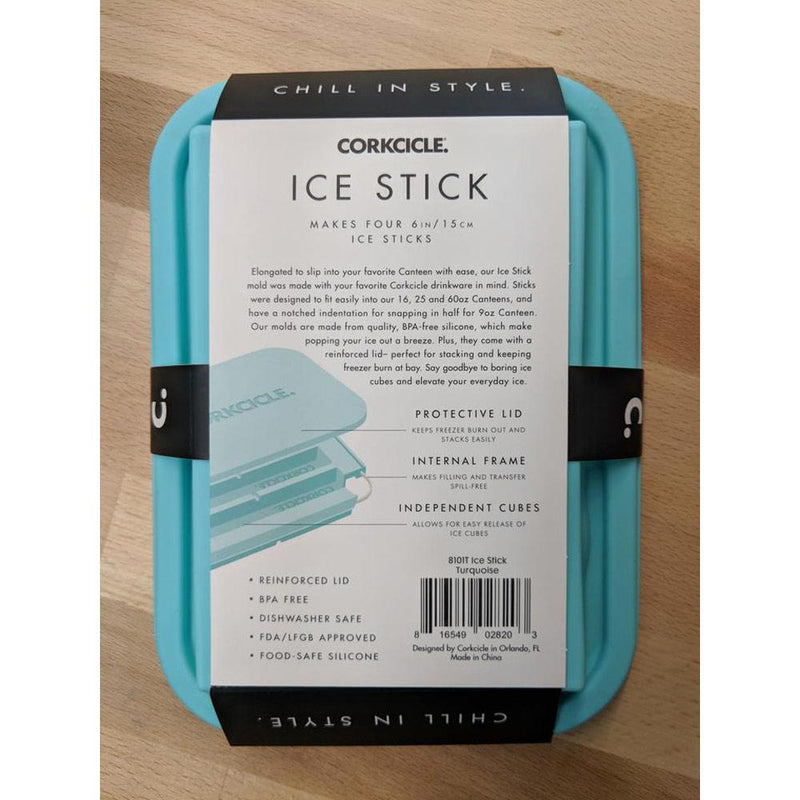 211t corcicle ice stick top view waterbottles teal