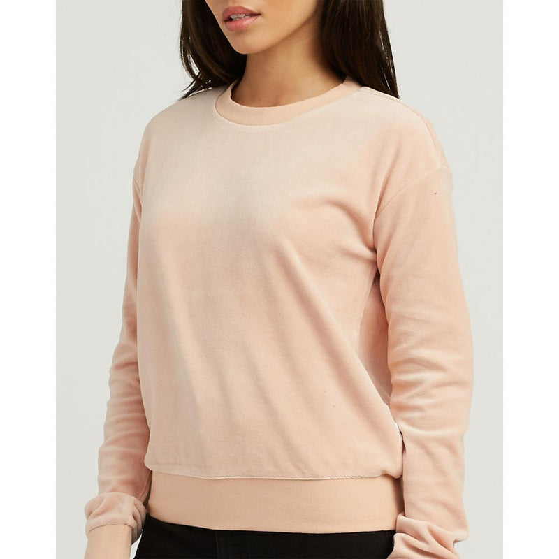 rvca babs front view womens sweaters pink
