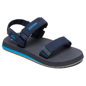 Quiksilver Quicksilver Monkey Cage Youth Sandals BLACK-GREY 1 Youth Boys Sandals 5T to 13T and 1 to 7 US Size