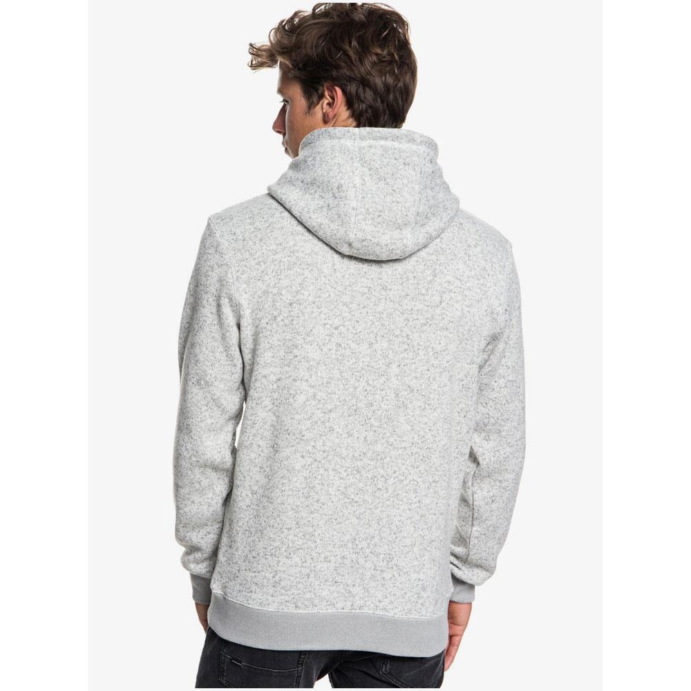 Quiksilver Kellar Polar Fleece Hoodie M HEATHER BLUE