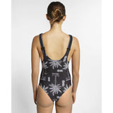 Hurley, Asylumn Bodysuit, Black, Womens Swimwear, One-peice swimsuit, AV0795-010, back view