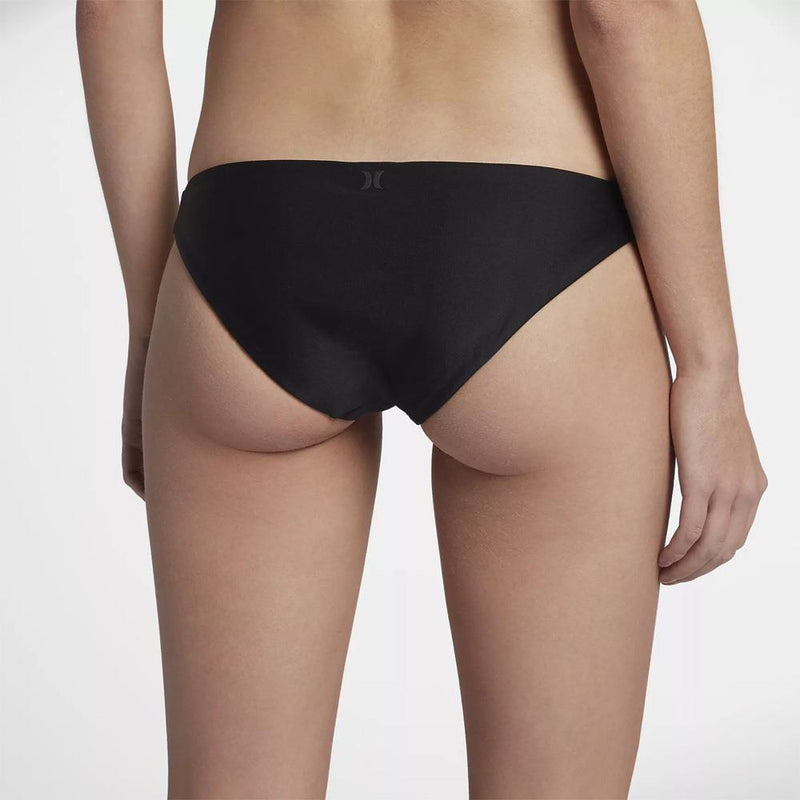 Hurley, Quick Dry Surf Bottoms, Womens Bikini Bottoms, 940926-010, black, back view