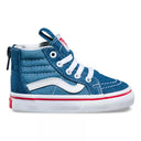 Vans Vans Toddler Sk8-HI Zip DENIM 2T Youth Girls High Tops 5T-13T & 1-7 US Size