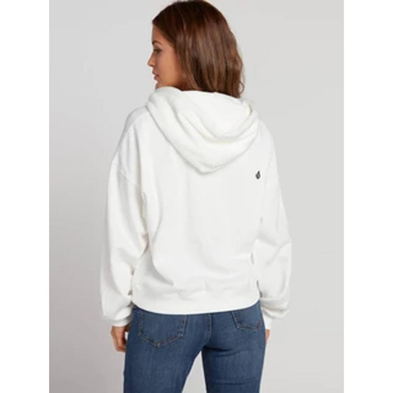 B3131902-SWH, Star White, White, Knew Wave Hoodie, Volcom, Womens Pullover Hoodies, Fall 2019, Back View