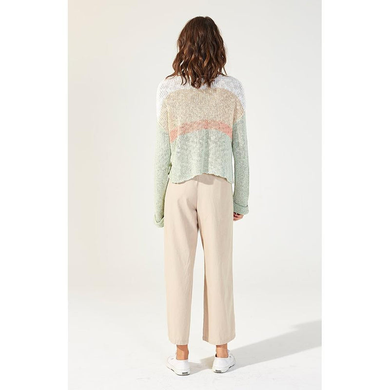 MinkPink, IM19F1802-Multi Mint, Simone Knit Jumper, Womens Sweaters, Fall 2019,  Back View