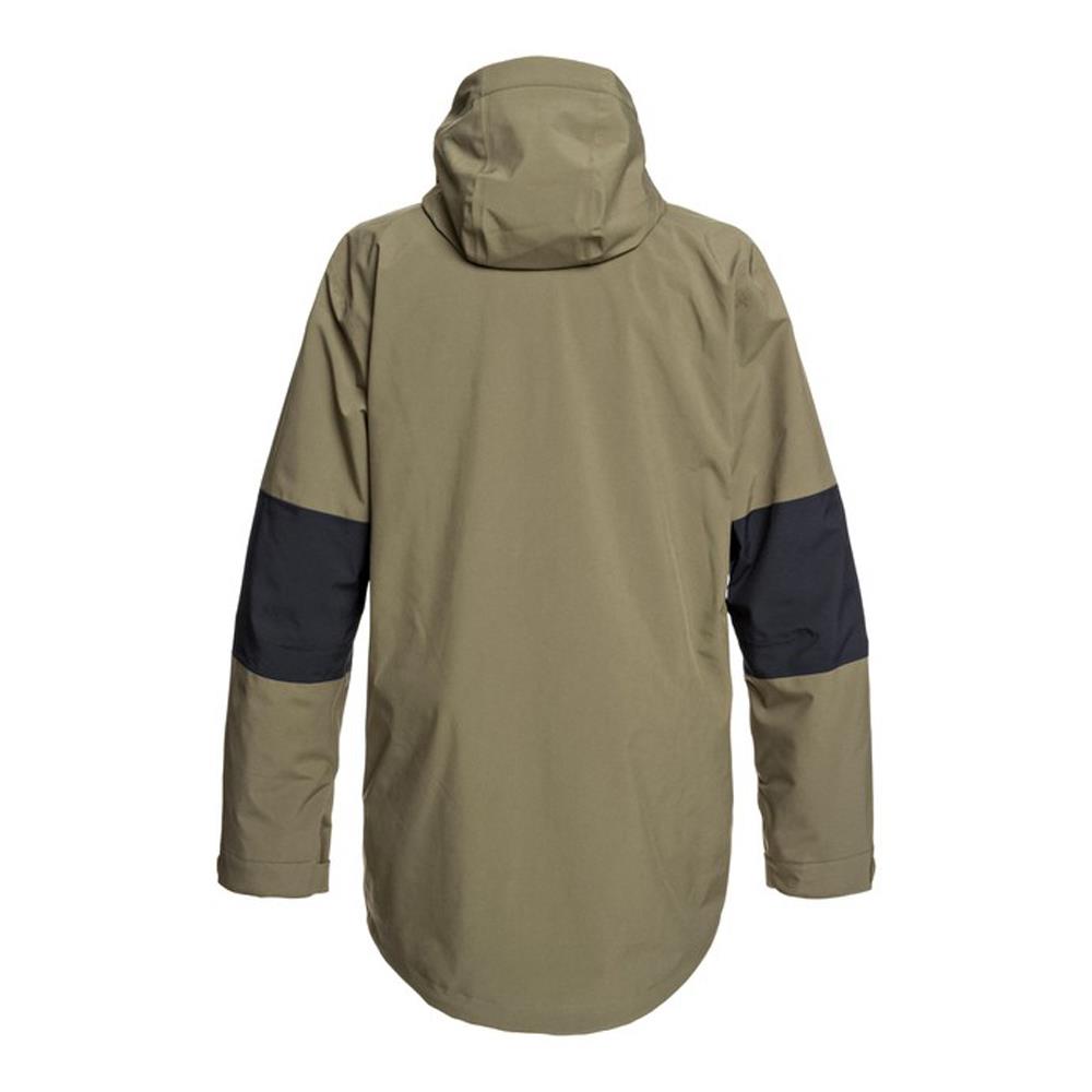edytj03085-crh0 DC Command Packable Snow Jacket back view olive night