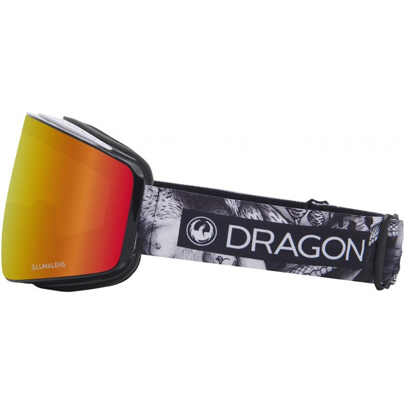 38280-6534002 Dragon PXV Womens Goggles side view black rose