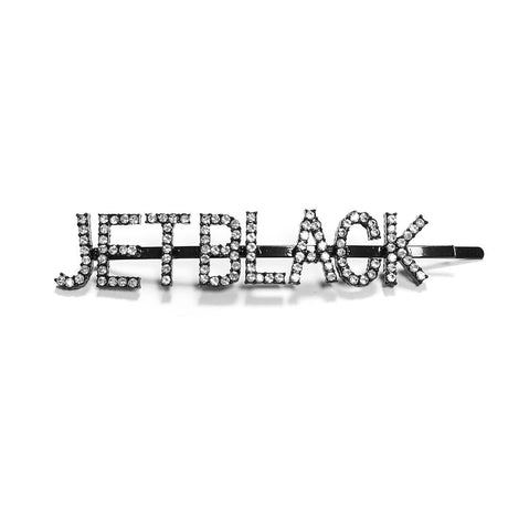 bltc130-jetblack Brunette Jet Black Hair Clip jet black sample2