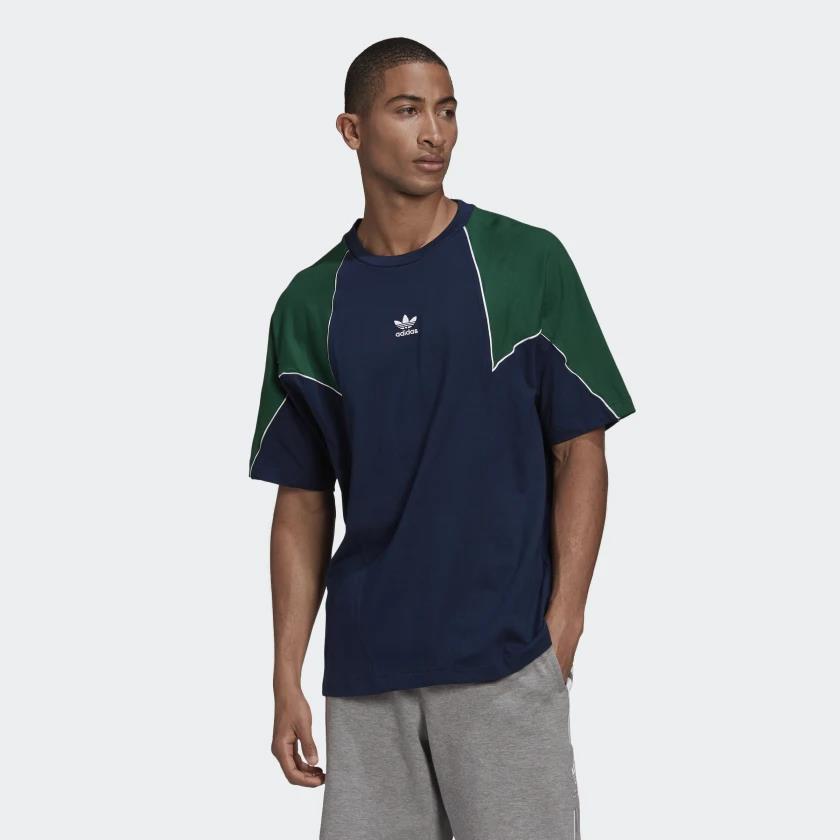 Adidas T-shirt abstrait Big Trefoil pour homme