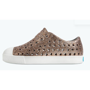 Native Shoes Native Jefferson Bling Children Shoes LIGHT PINK 10 Youth Girls Skate Shoes 5T-13T & 1-7 US Size
