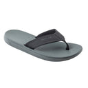 Hurley Hurley Men's Crest Flip Flop Gray/Black 8 Mens Sandals Flip Flop 5 to 11