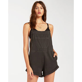 Billabong Billabong Wild Pursuit Short Overalls LIGHT BLUE S Womens Rompers