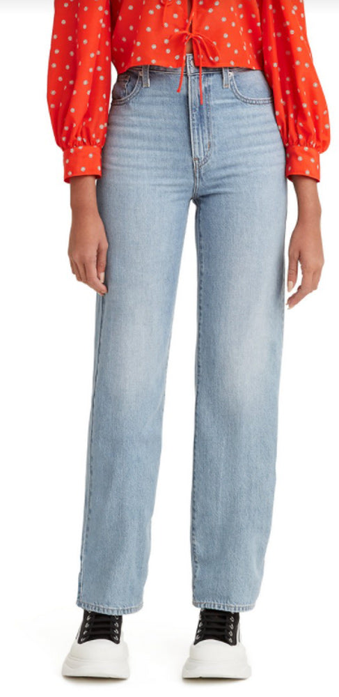 Levis Women High Waisted Straight Jeans