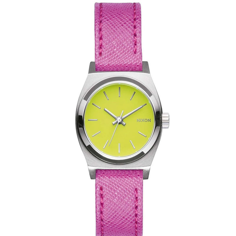Nixon Small Time Teller Womens Leather Strap Watches