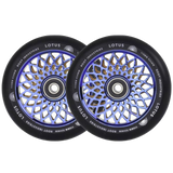 The Lotus wheel comes with a beautifully-crafted “lotus” core, and high-quality urethane - standard on all Root Industries wheels. Built lightweight, while retaining durability, this wheel is sure to blow the minds of anyone who gives this product a chance.  Root Industries - Lotus Wheels 110mm diameter:110mm 	 	 9350759094111
