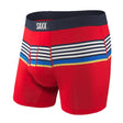 Saxx SAXX Mens Ultra Boxer Brief GREY-BLUE S Mens Boxer Brief Underwear