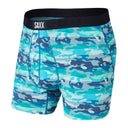 Saxx SAXX Mens Ultra Boxer Brief GREY-BLUE S Mens Boxer Brief Underwear