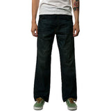 LRG LRG True Tapered Mens Denim Jeans BLACK DENIM 30 Mens Jeans