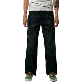 LRG LRG True Tapered Mens Denim Jeans BLACK DENIM 30 Mens Jeans