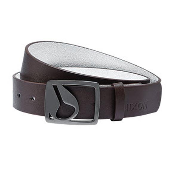 Nixon Icon Cut Out Mens PU Leather Belts