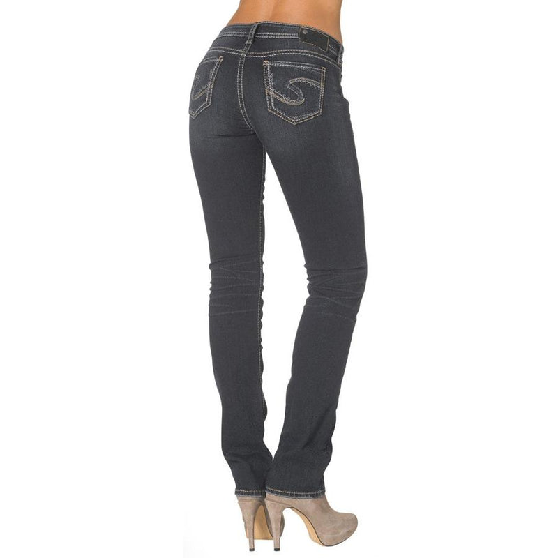 Silver Jeans Suki Mid Straight Womns Flare Jeans 2015