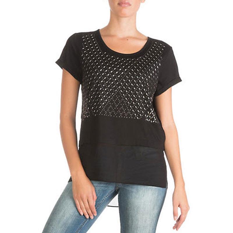 Guess Embellished Twofer Womens Tees