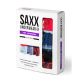SAXX Vibe Lot de 3 sous-vêtements pour homme