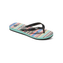 Roxy Roxy Tahiti V Girls Sandals BLACK-TURQUOISE 1 Youth Girls Sandals 5T to 13T and 1 to 7 US Size