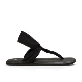 Sanuk Sanuk Yoga Sling Ella Womens Fashion Sandals BLACK 10 Womens Slip on Sandals 5 to 11