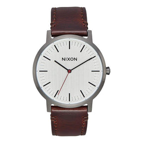 Nixon Nixon Porter Mens Leather Watch Watch Mens Analog Organic Band