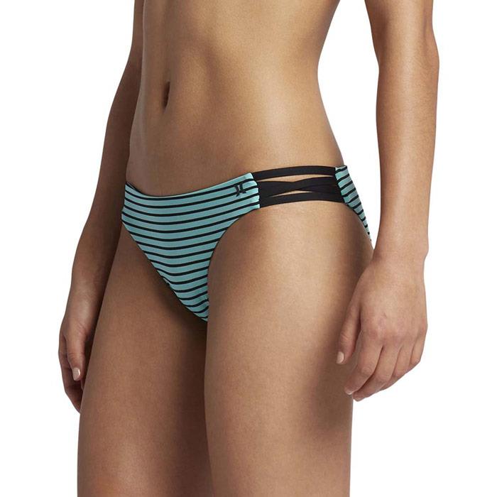 Hurley Quickdry Stripe Surf Womens Bikini Bottoms