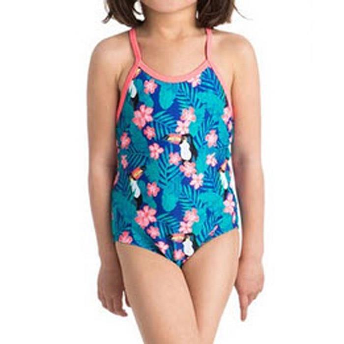 Roxy Little Tropics Girls One Piece Swimsuit