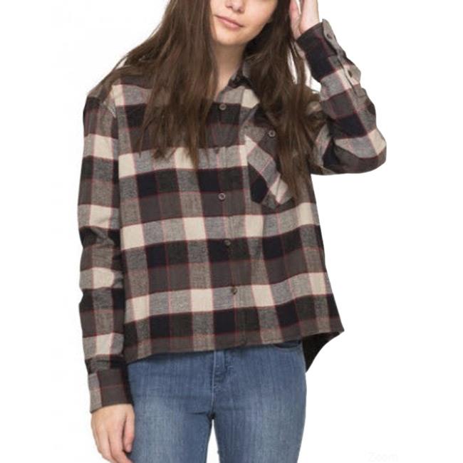 Element Kayln Boyfriend Womens Long Sleeve Flannel Shirts