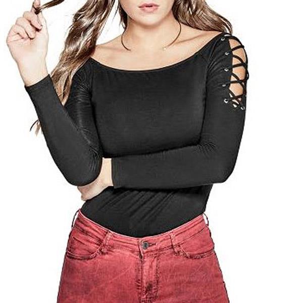 Guess Catrina Off The Shoulder Top Womens Long Sleeve Shirts
