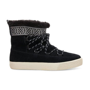 Toms Toms Alpine Womens Winter Boots BLACK-WHITE 7 Womens Fashion Winter Boots 5 to 11