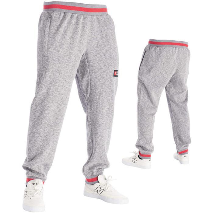 rds princeton sweatpant front and back view mens sweat pants heather grey