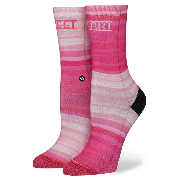 stance girls sweetheart everday overall view kids socks pink g515a18swe-red