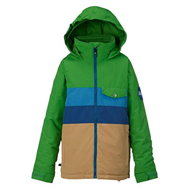 burton symbol jacket boys front view boys snowboard jackets green/blue 11569101361
