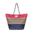 roxy sunseeker straw beach bag front view womens beach bags blue/red erjbt03084-bre0