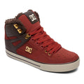 dc Spartan High WC WNT High Top Shoes side view mens winter boots red adys400005-cof