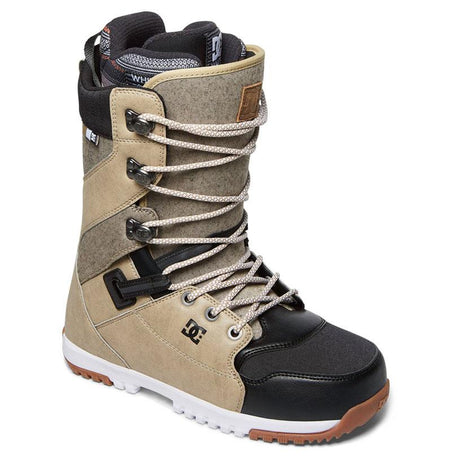 dc Mutiny Lace Up Snowboard Boots front view mens lace snowboard boots brown adyo20034-brn