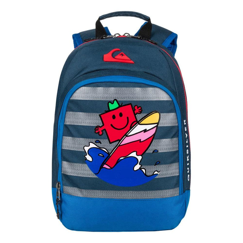 quicksilver Mr Strong Chompine front view School Backpack blue eqkbp03003-brq0