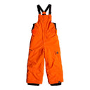 quicksilver Boogie Kids Bib back view Boys Snowboard Pants orange eqktp03002-nkr0