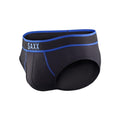 saxx SAXX Kinetic Brief Fly overall view Mens Underwear black/blue sxbr27f-bkc