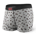 Saxx SAXX Mens Vibe Boxer Briefs CHARCOAL S Mens Boxer Brief Underwear