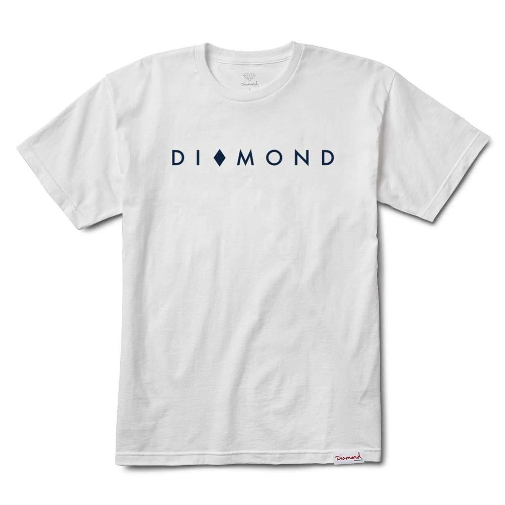 diamond Marquise Tee front view Mens T-Shirts Short Sleeve white a1dmpa029