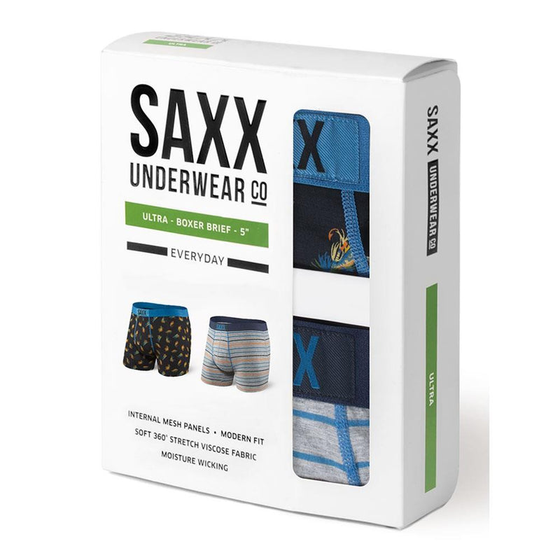SAXX ULTRA BOXER BRIEF 2PK- MENS UNDERWEAR- UNDERWEAR