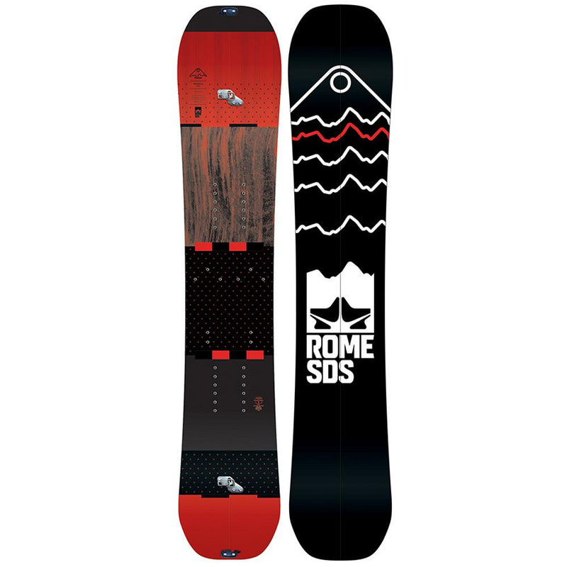 19sb3701033 rome sds whiteroom split board freestyle snowboards red/black