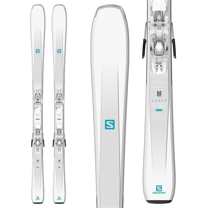 l40545300130 Salomon Aira 76 St C Skis Plus L10 GW Binding white top whie