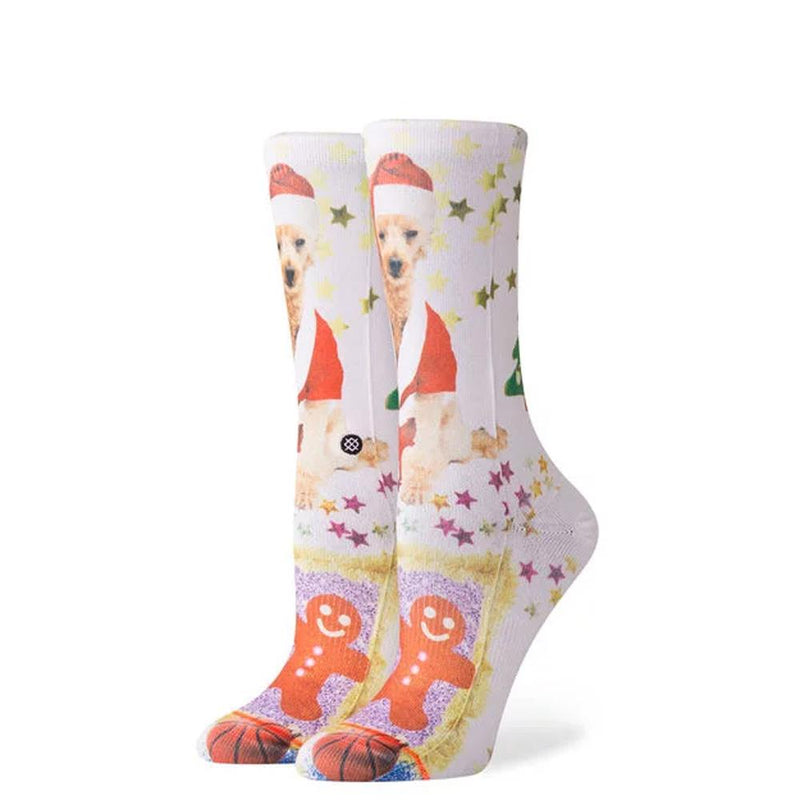 w525d18mrs.wht stance mrs paws overall view womens socks white multi